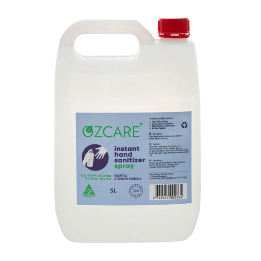 Ozcare Hand Sanitiser Liquid 5Litre